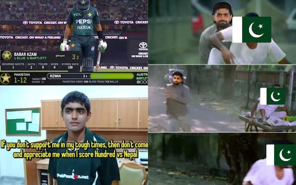 'Scam Of The Era' - Twitter Flooded With Memes After Babar Azam's Cheap Dismissal